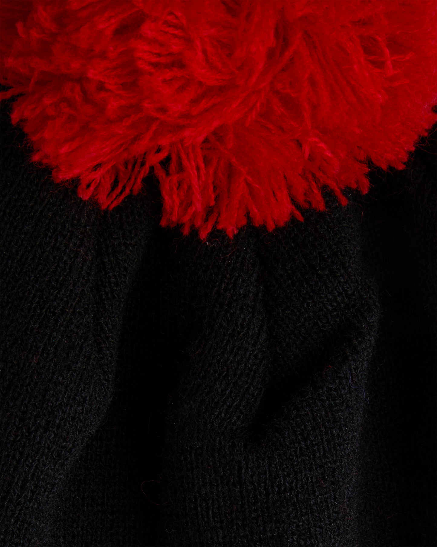 Red/Black Bobble Hat