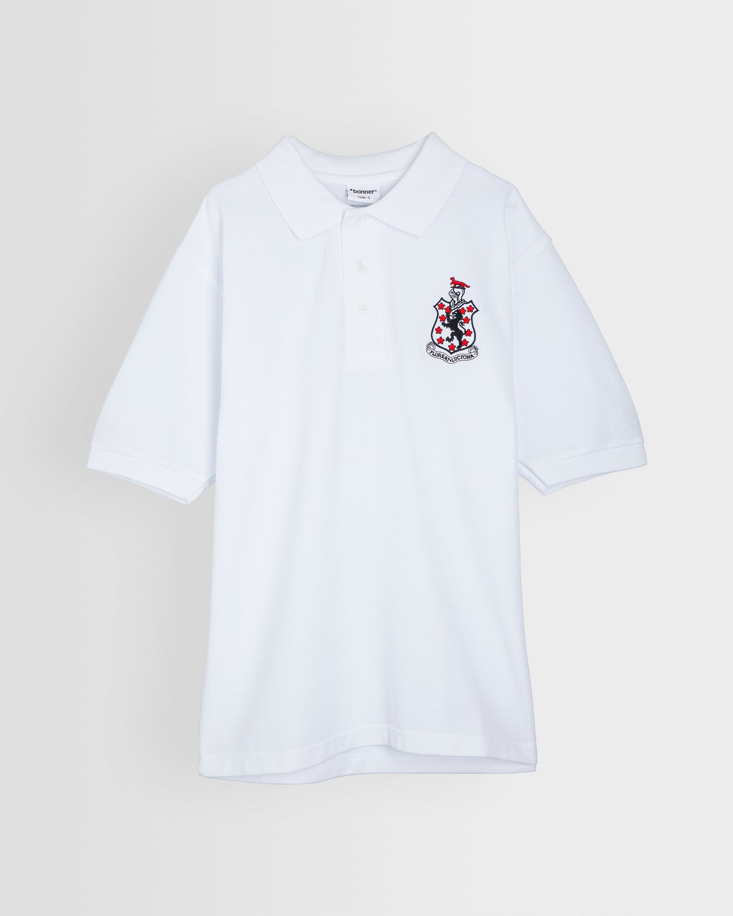 Unisex White Polo