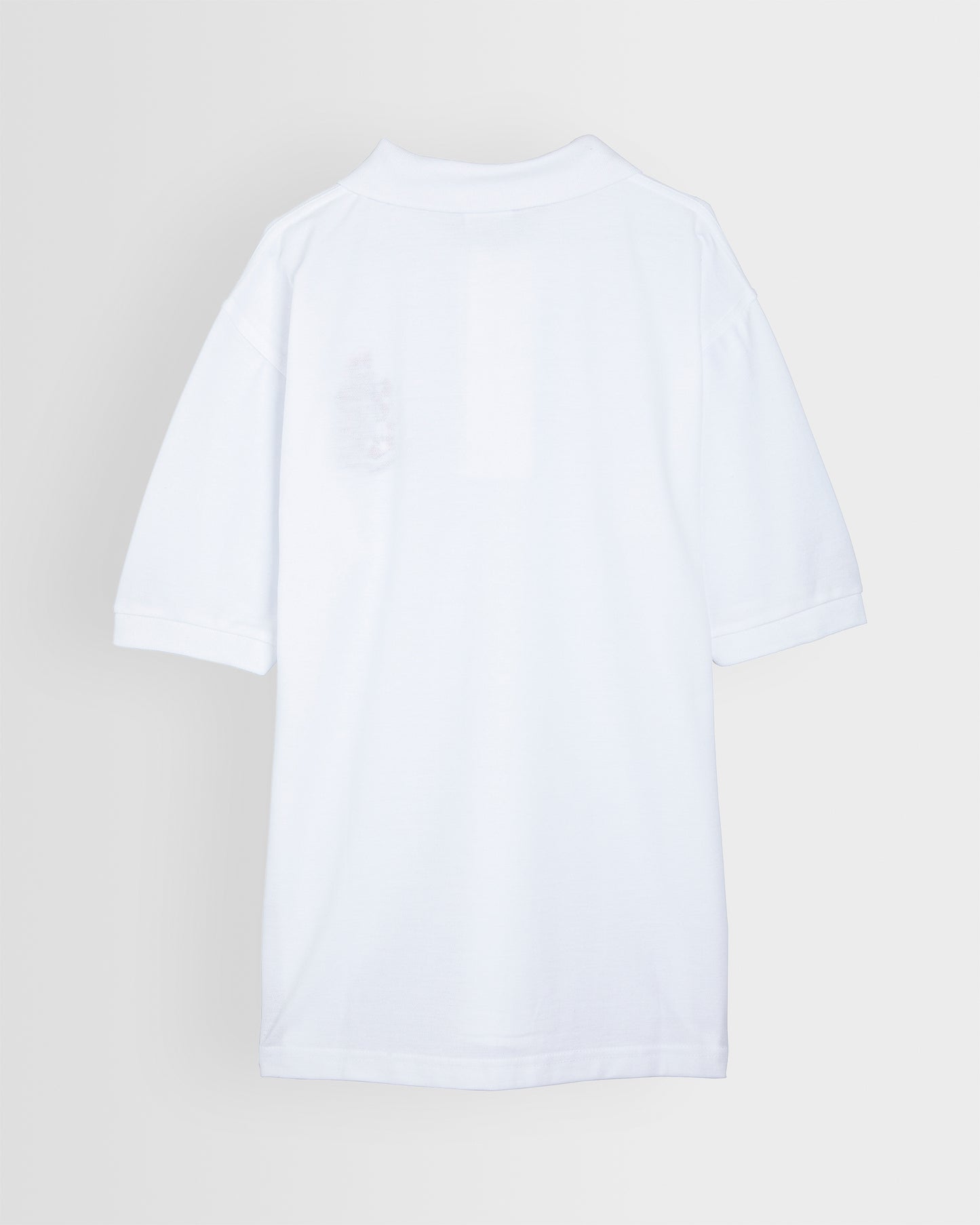 Unisex White Polo