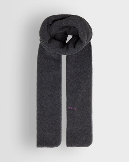 Grey Fleece Scarf