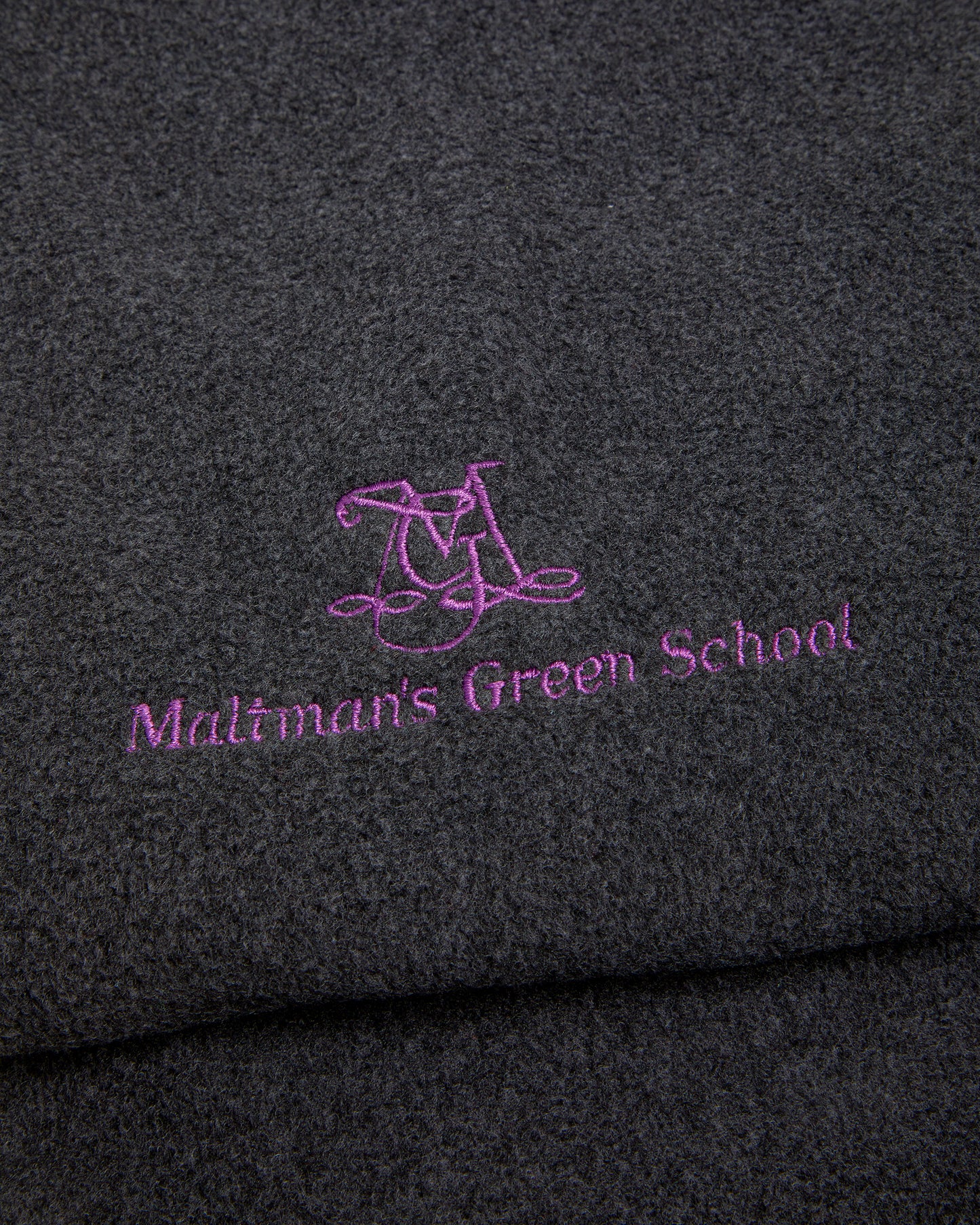 Grey Fleece Scarf