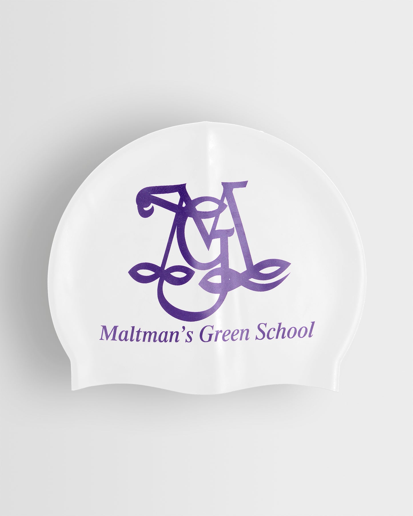 White Swim Cap