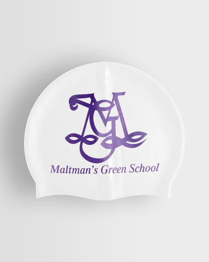 White Swim Cap