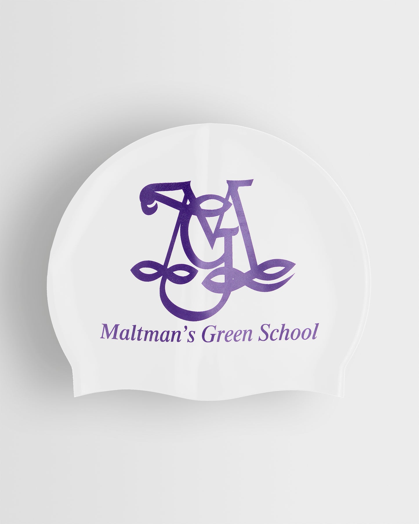 White Swim Cap