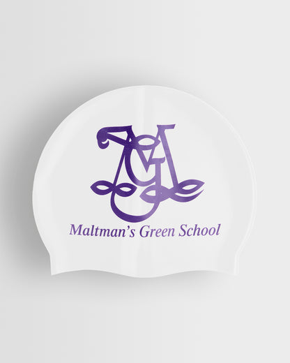 White Swim Cap