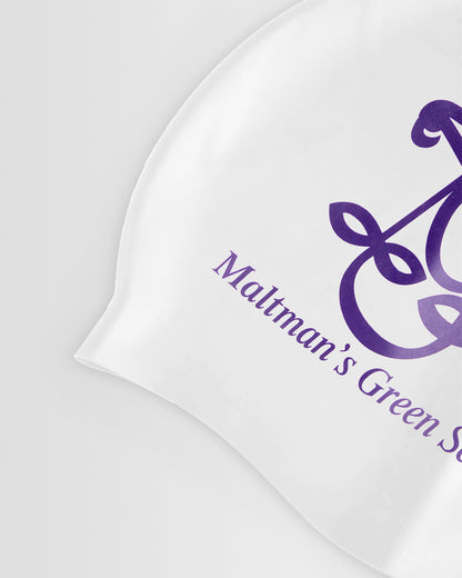 White Swim Cap