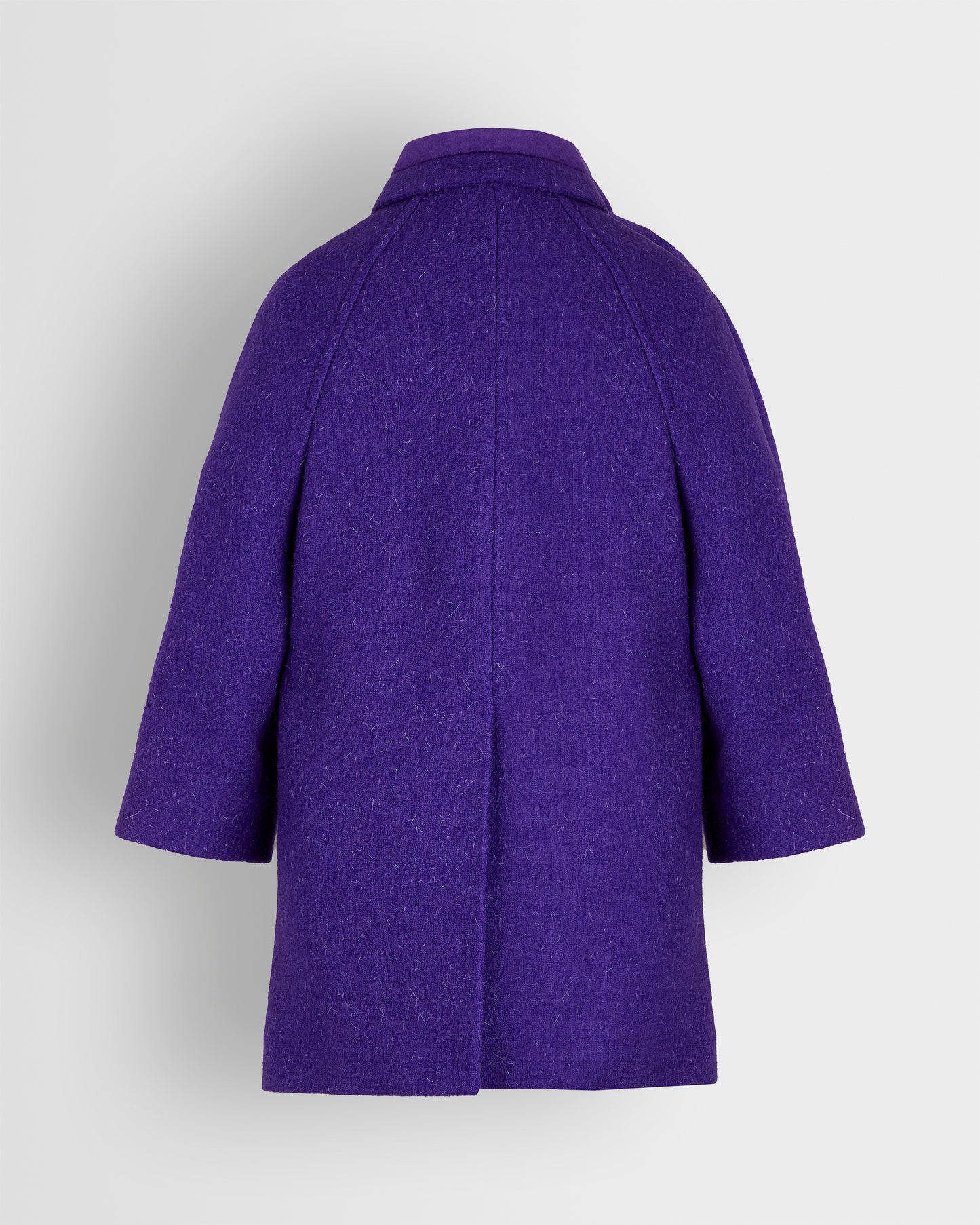 Purple Tweed Coat