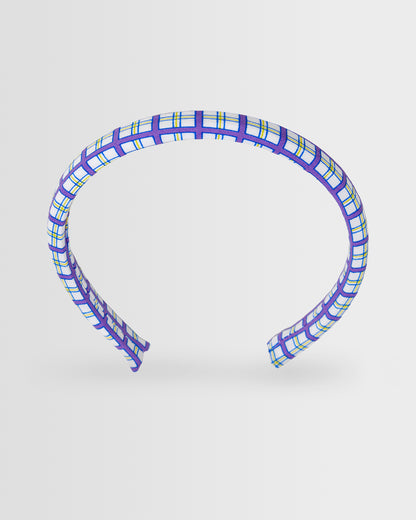 White/Purple/Green Summer Alice Band