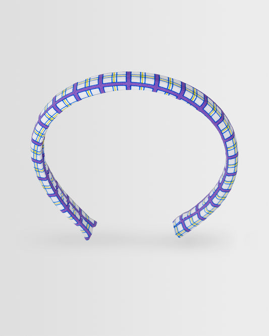 White/Purple/Green Summer Alice Band