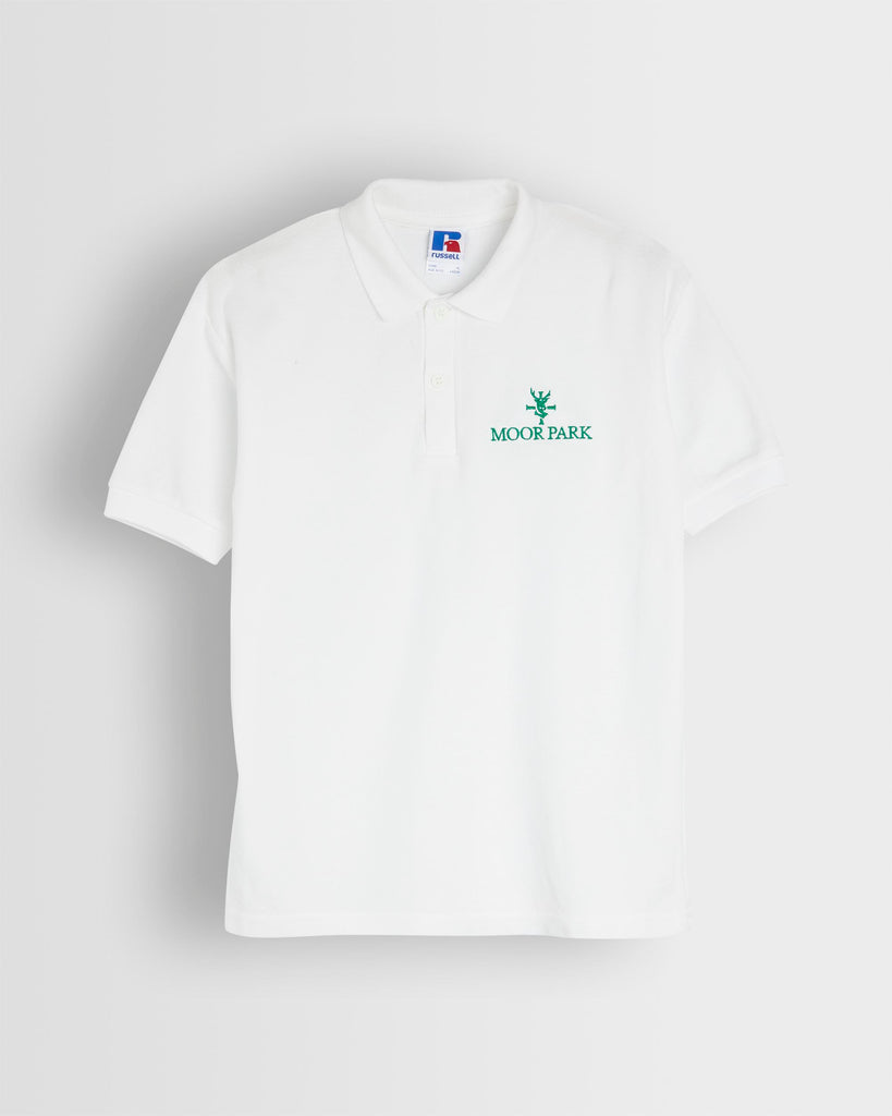 Unisex White Polo Shirt