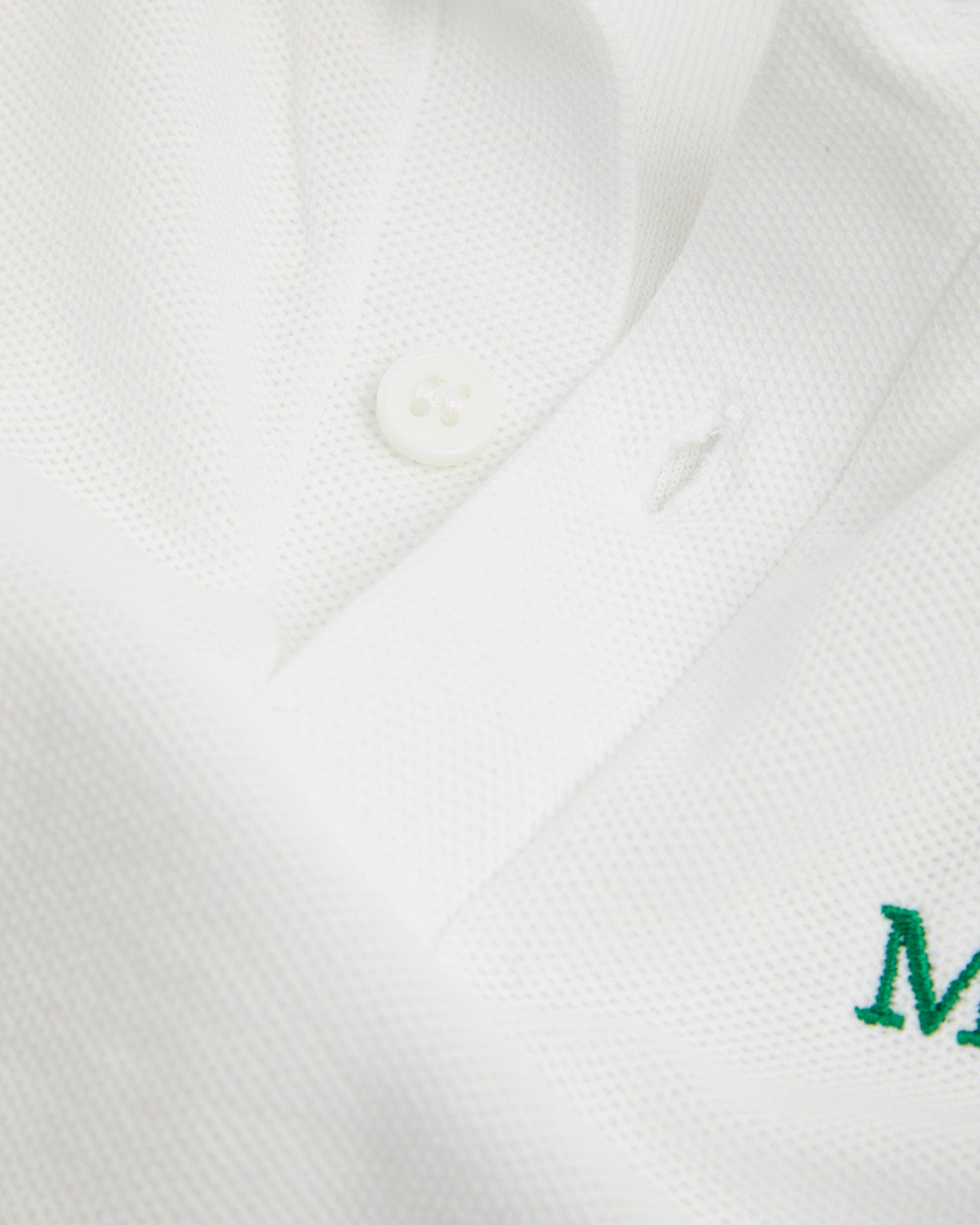 Unisex White Polo Shirt