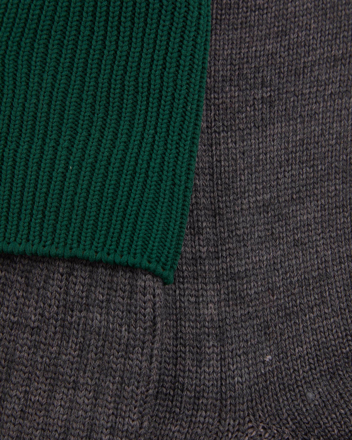Boys Long Grey Socks with Green Tot