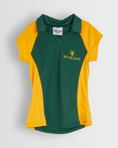 Girls Green-Yellow Games Top