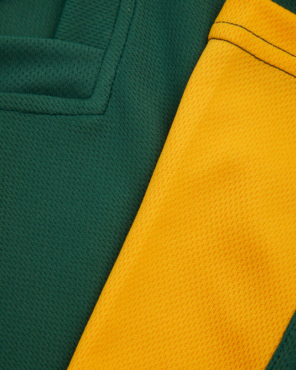 Girls Green-Yellow Games Top
