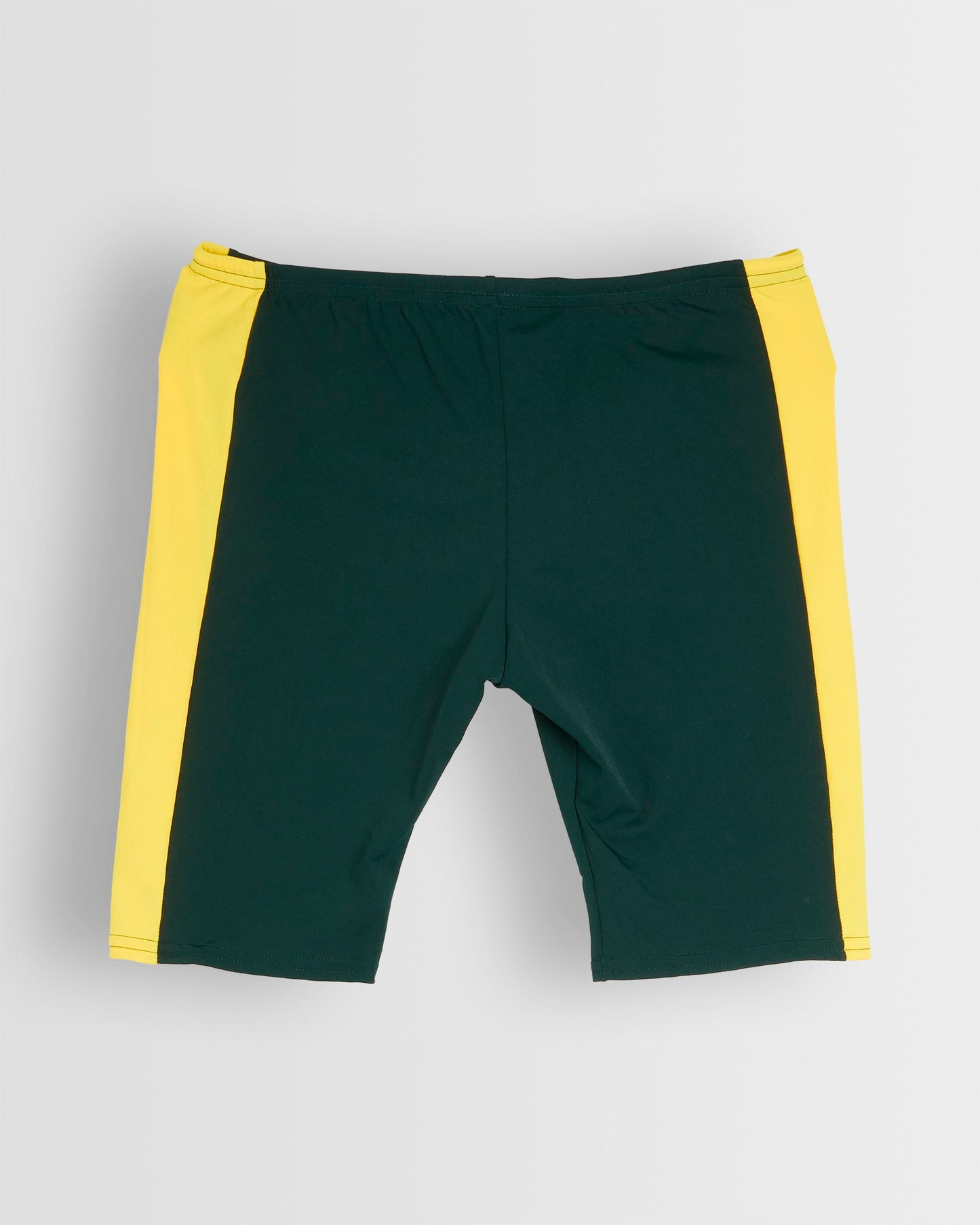 Boys Green-Yellow Jammer Swim Shorts