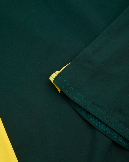 Girls Green-Yellow Swimming Costume