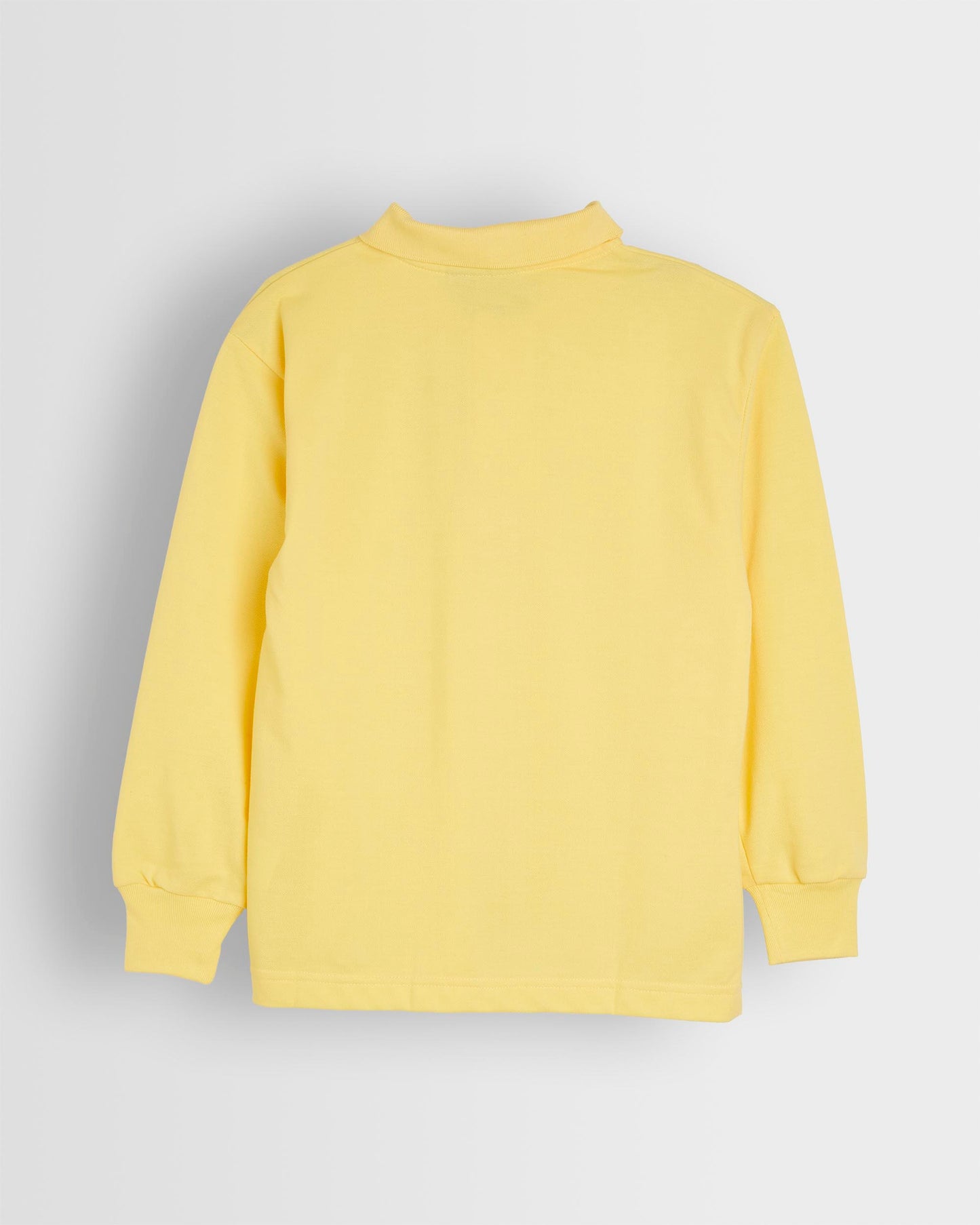 Unisex Gold Long Sleeved Polo Shirt