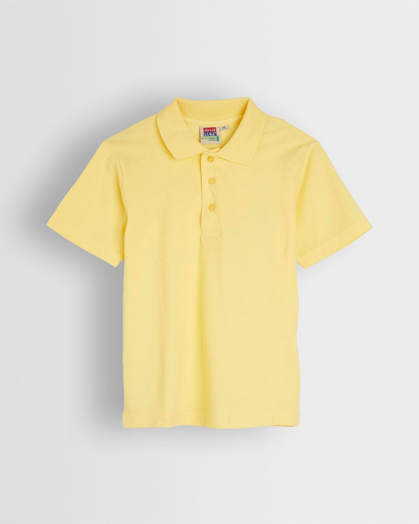 Unisex Gold Short Sleeved Polo Shirt