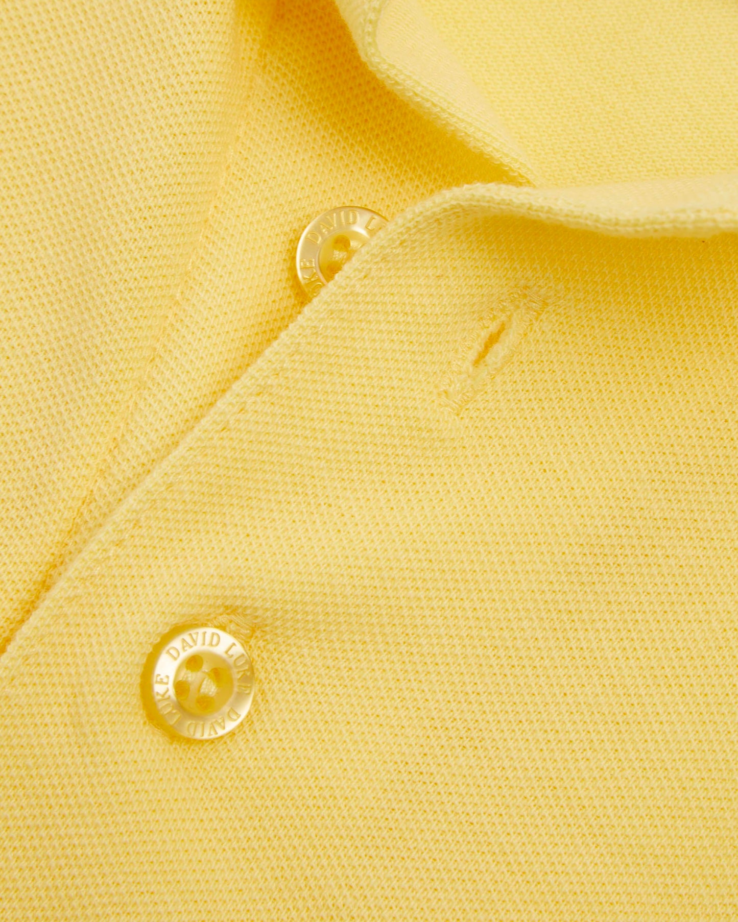 Unisex Gold Short Sleeved Polo Shirt