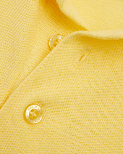 Unisex Gold Short Sleeved Polo Shirt