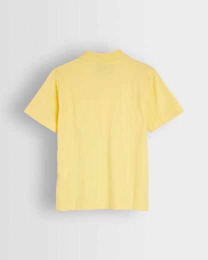 Unisex Gold Short Sleeved Polo Shirt