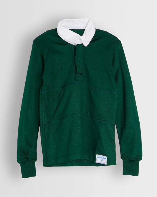 Boys Green-Gold Rugby Shirt