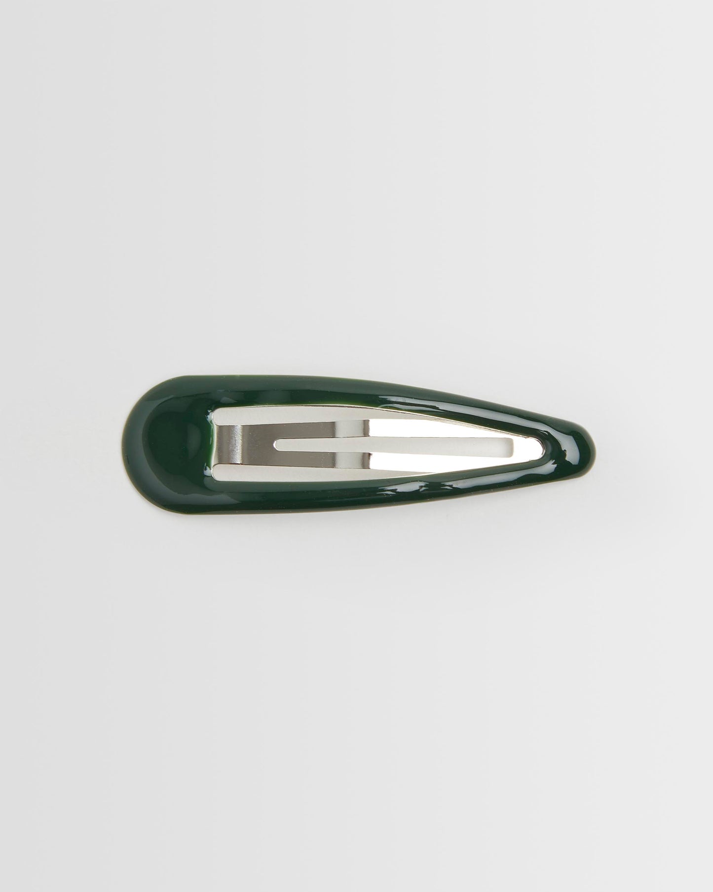 Girls Green Metal Hair Clips- Pack of 4