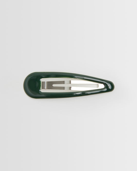 Girls Green Metal Hair Clips- Pack of 4