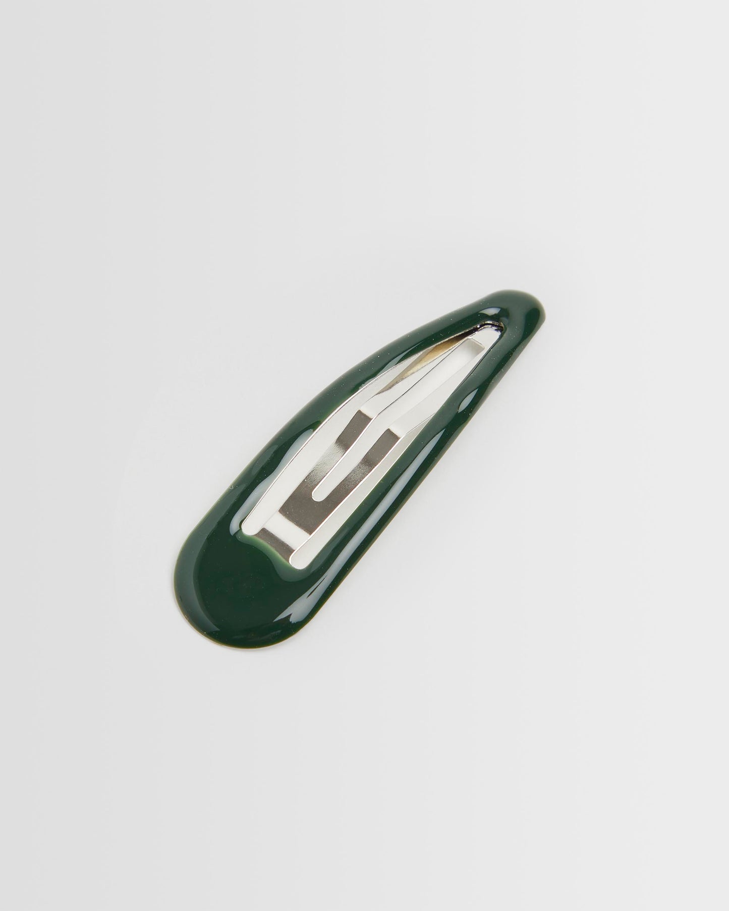 Girls Green Metal Hair Clips- Pack of 4