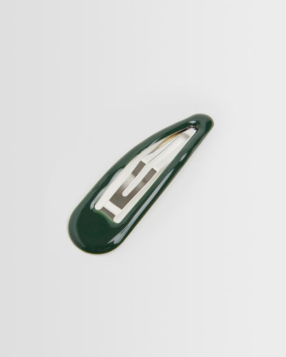 Girls Green Metal Hair Clips- Pack of 4