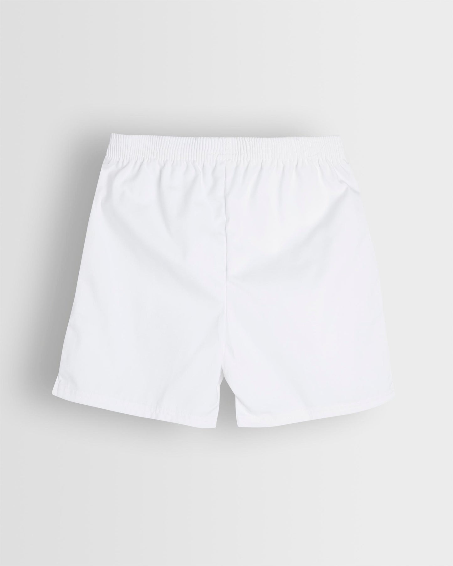 Unisex White PE Shorts