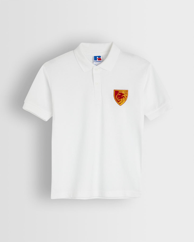 Unisex White Polo Shirt