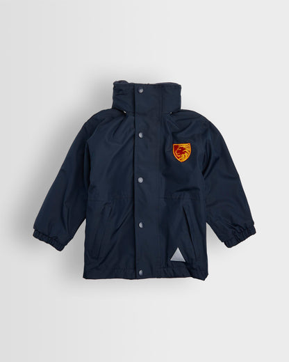 Unisex Navy Waterproof Coat