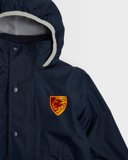 Unisex Navy Waterproof Coat