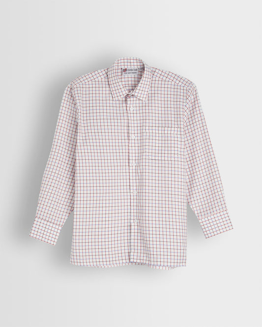 Tattersall Checked Long Sleeved Shirt