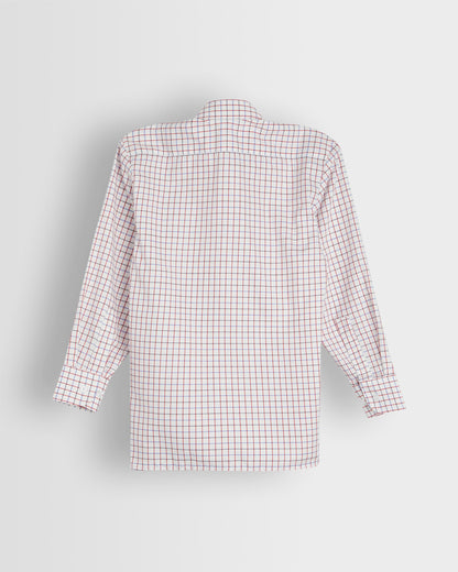 Tattersall Checked Long Sleeved Shirt