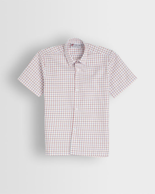 Tattersall Checked Short Sleeved Shirt