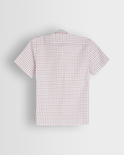 Tattersall Checked Short Sleeved Shirt