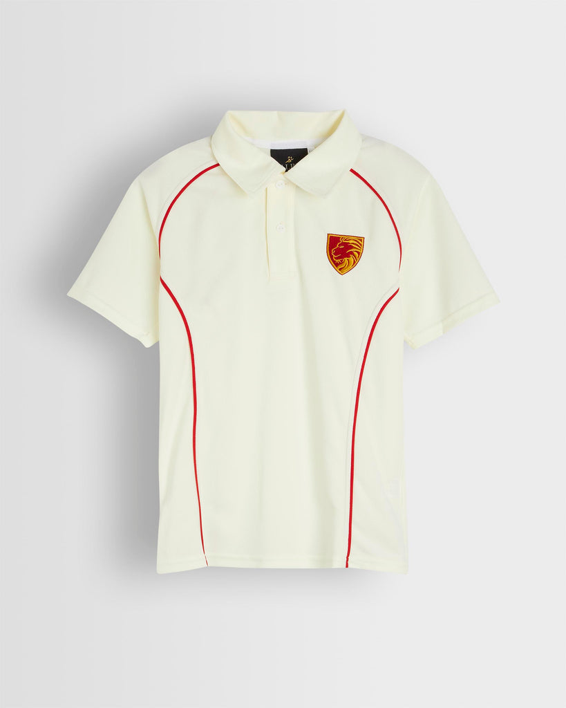 Boys White Cricket Shirt
