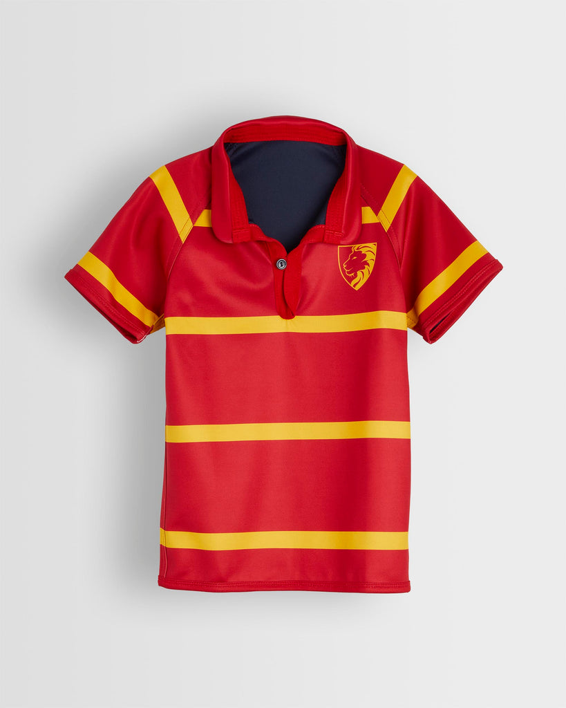 Boys Red/Gold Reversible Rugby Shirt