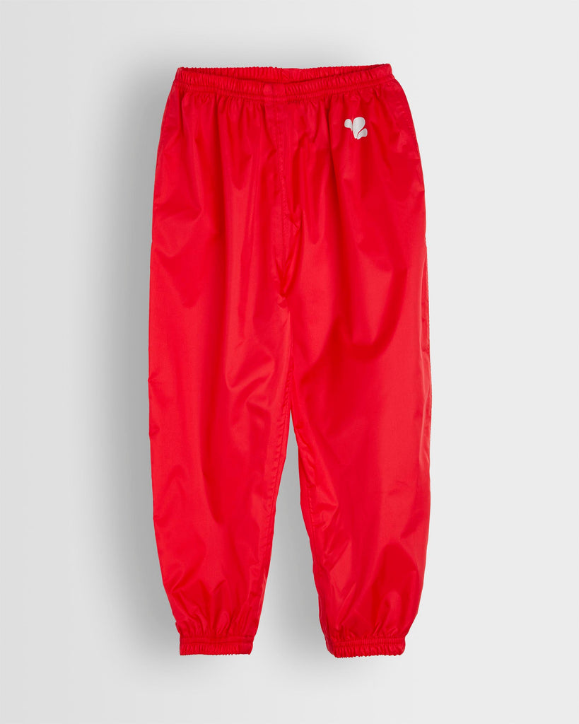 Unisex Red Waterproof Trousers