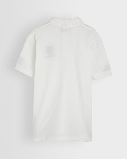 White PE Polo