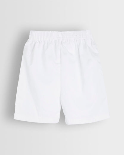 Boys White PE Shorts