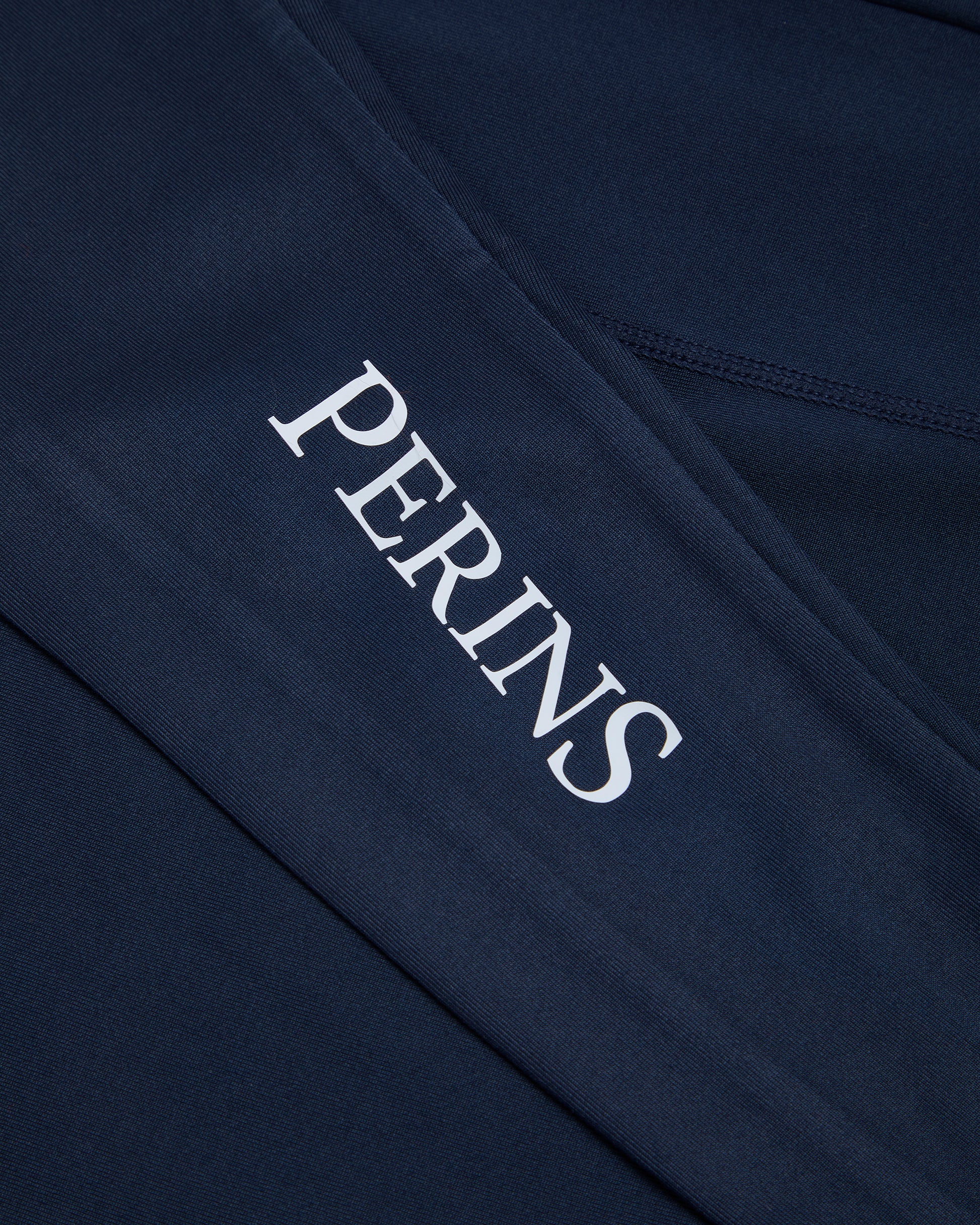 Close up of school branding on sleeve