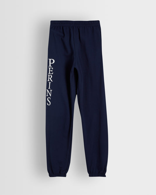 Deep Navy Fruit of the Loom Elasticated Hem Jog Pants Front