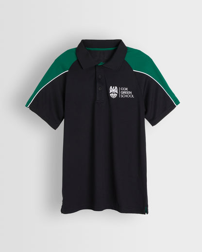 Black-Green Polo Shirt