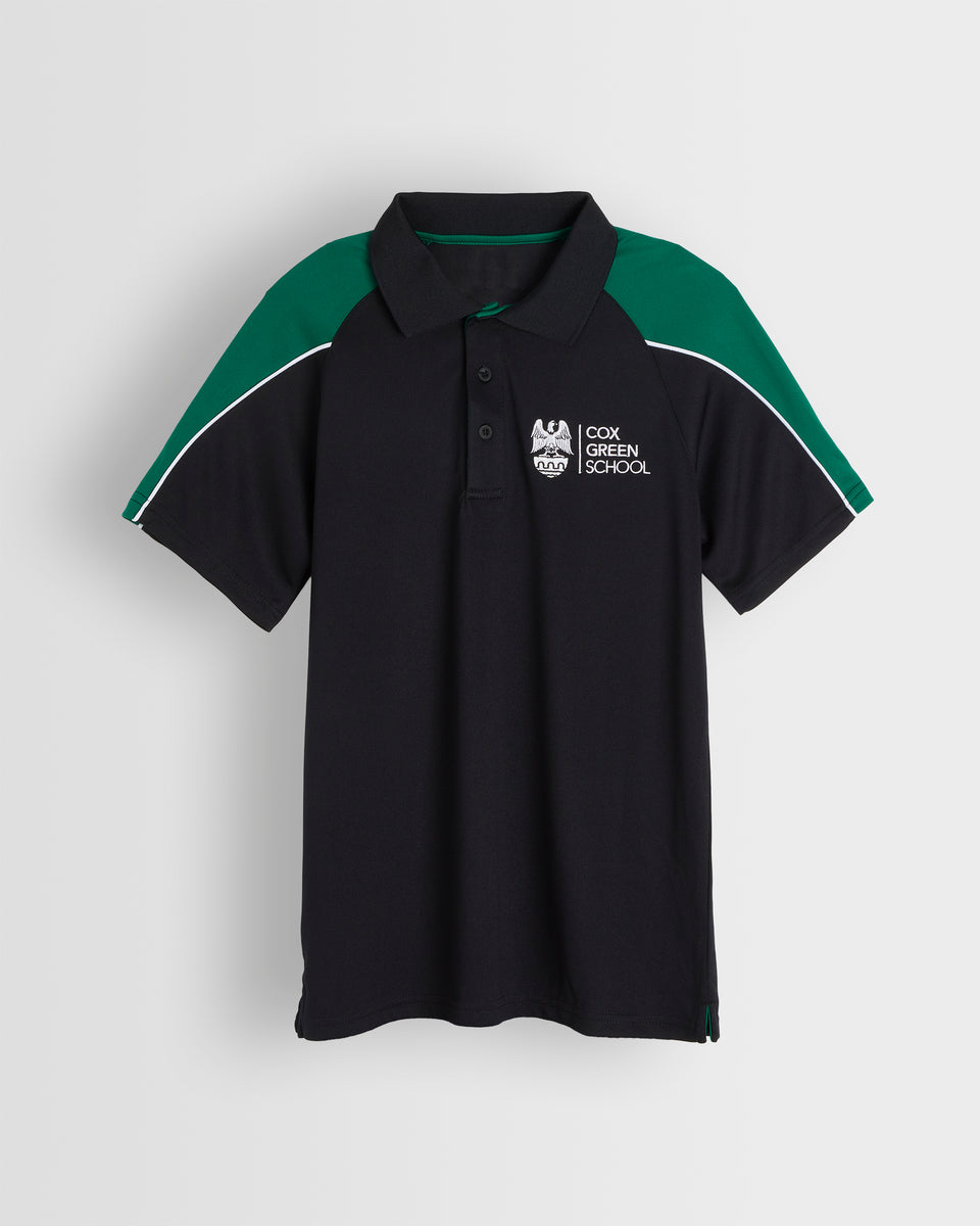 Black/Green Polo Shirt – Direct Clothing