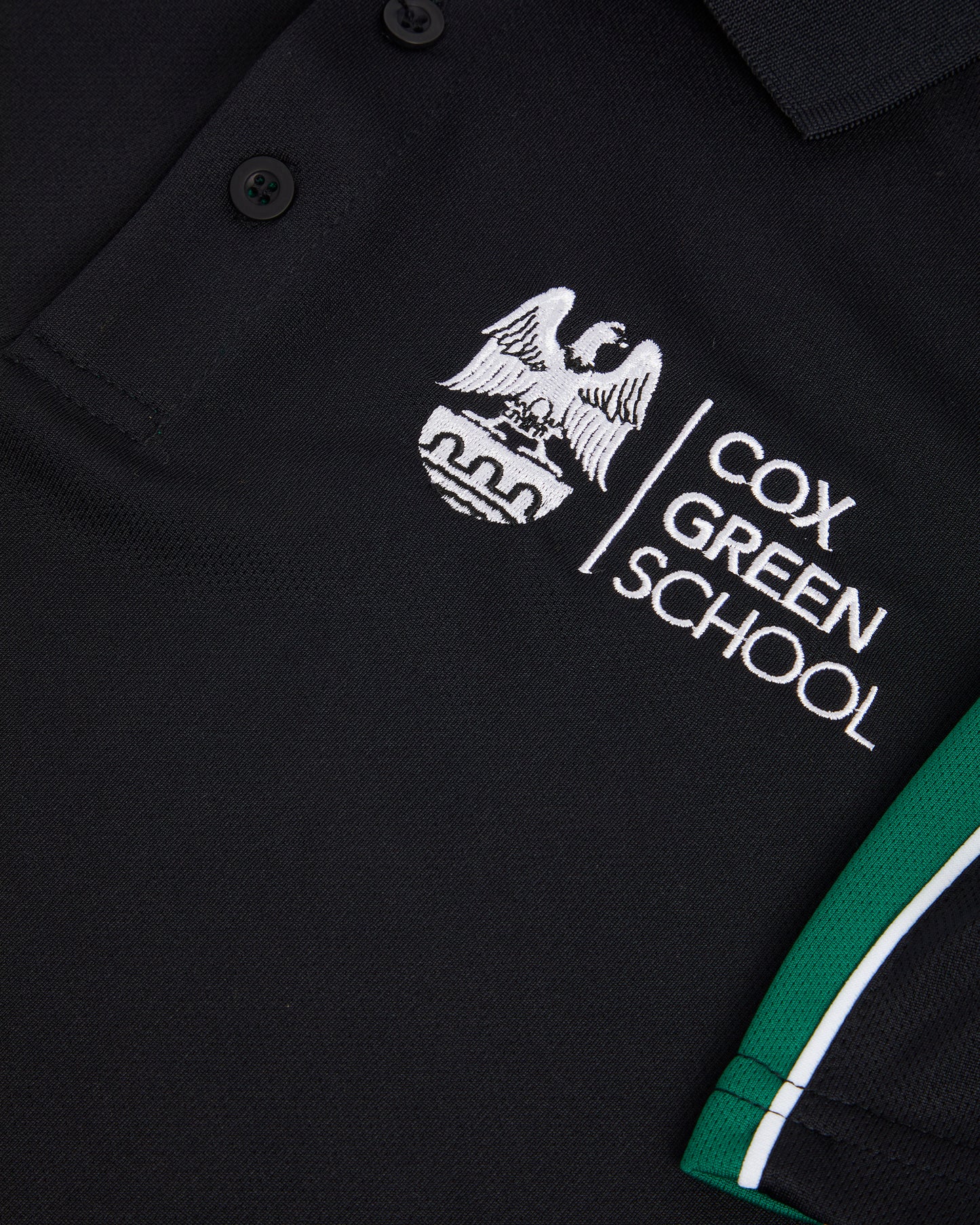 Black-Green Polo Shirt