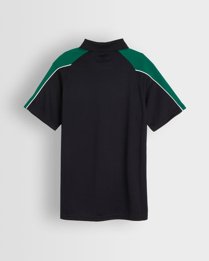 Black-Green Polo Shirt