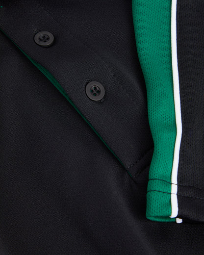 Black-Green Polo Shirt